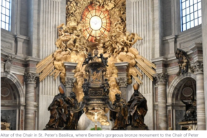 Historic ‘Chair of St. Peter’ on public display in Vatican basilica for first time in 150 years