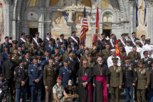 Be proud of your uniform, committed to peace, pope tells military at Lourdes Pilgrimage of Catholic military worldwide