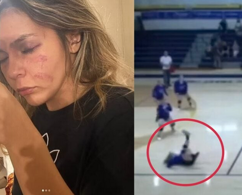 Seriously?! At the OLYMPICS?!! 17-year old Volleyball Player Partially Paralyzed by Transgender Opponent's Slam